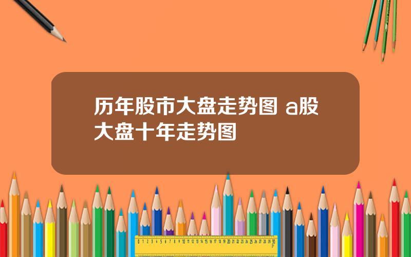 历年股市大盘走势图 a股大盘十年走势图